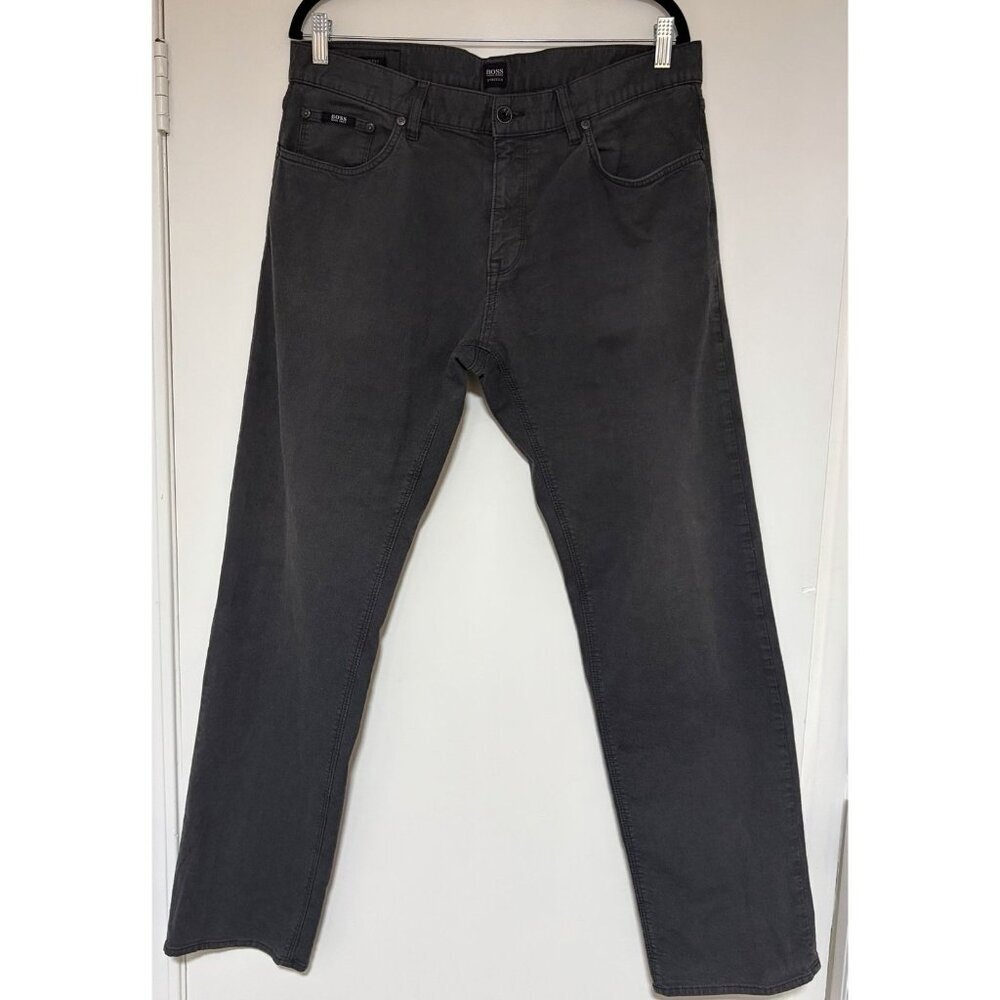 Hugo Boss Men’s Stretch Regular Fit Gray Pants Size 36x32